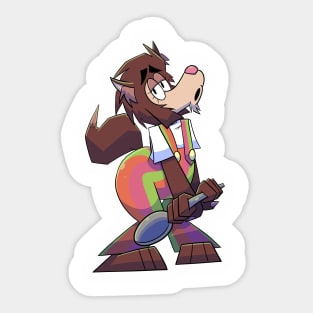 Fruity Werewolf Sticker